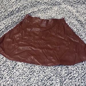 Pleather skirt